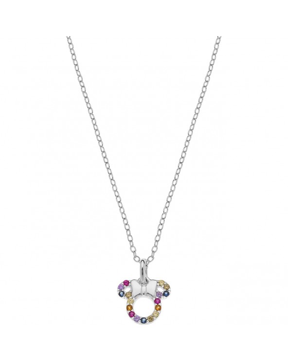 Disney Minnie Mouse Necklace for Girl - Multicolor