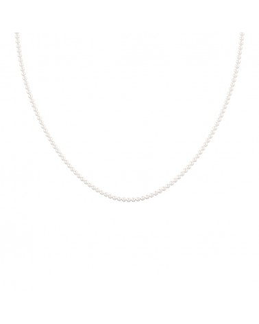 Ray Milano Necklace with pearls and 18kt white gold