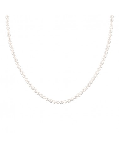 Collana di perle con chiusura in oro bianco 18kt.
