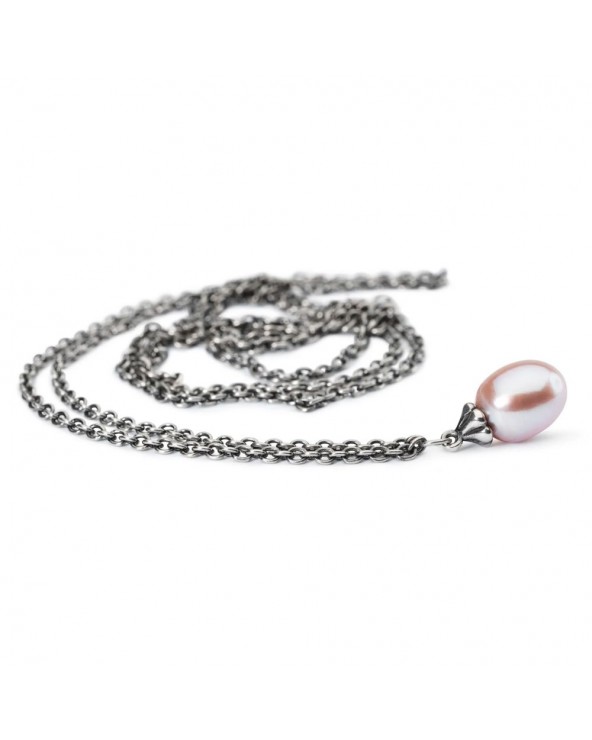 Trollbeads Fantasy Necklace with Rosa Pearl 90 cm