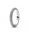 Pandora Sterling silver ring with clear cubic zirconia