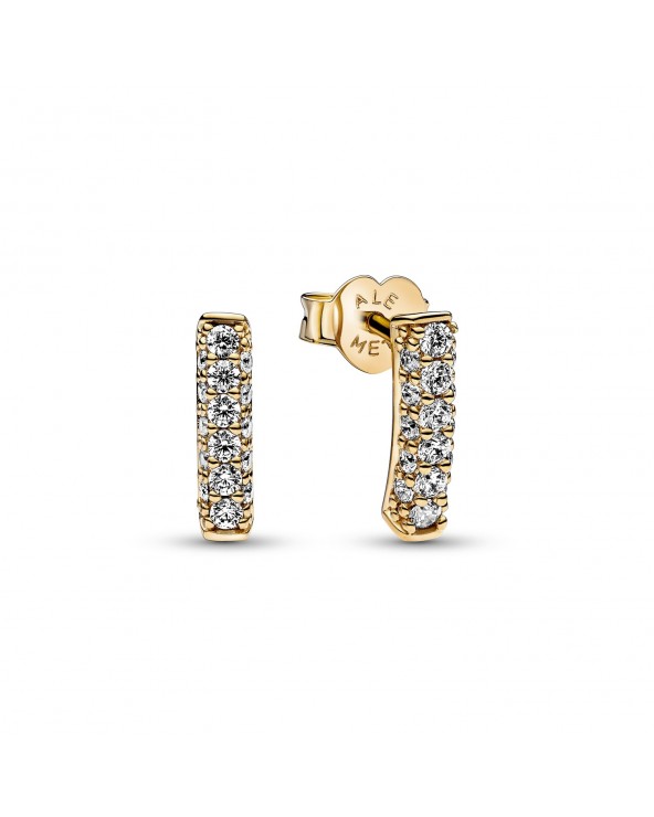 Pandora 14k Gold-plated stud earrings