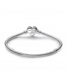 Pandora Snake chain sterling silver bracelet with infinity