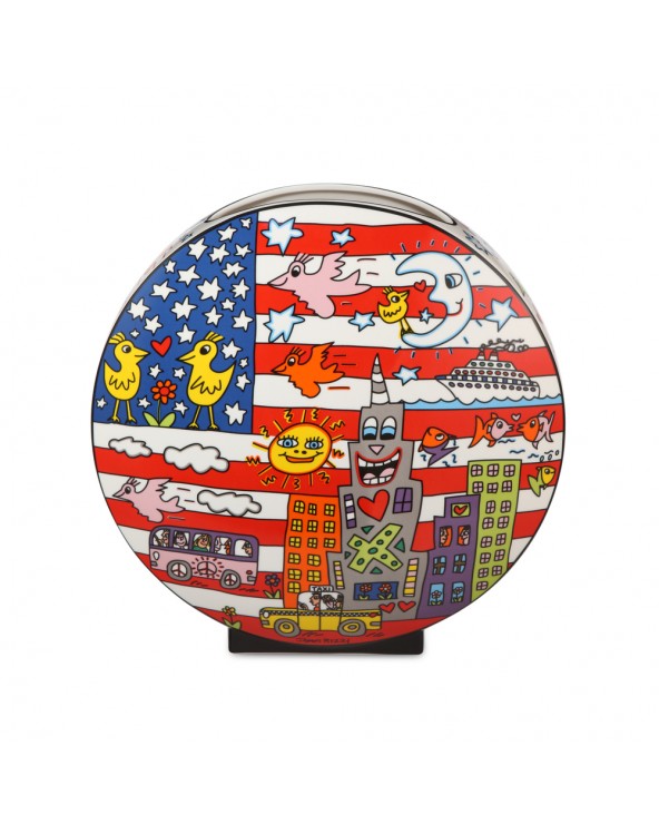 James Rizzi Vase Living in the USA