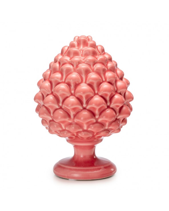 Palais Royal Pink pine cone small size h.4.7"