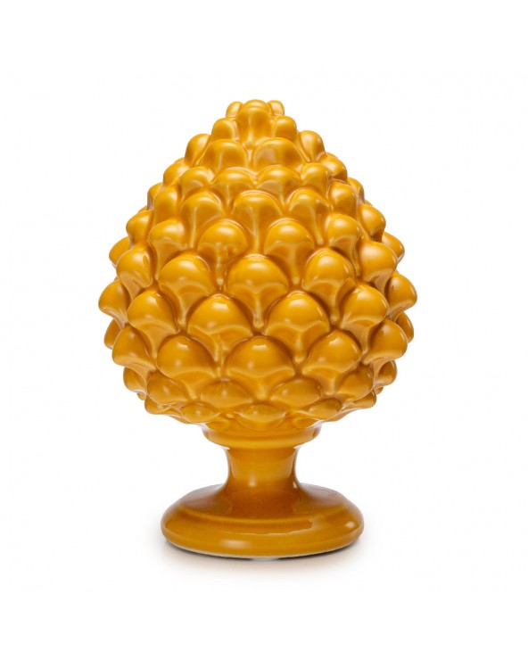 Palais Royal Amber pine cone medium size h.6.7"