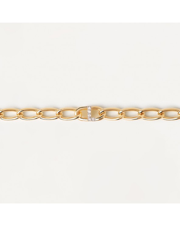 PDPaola Chain bracelet Letter L