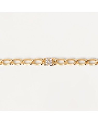 PDPaola Chain bracelet Letter N- PDPU01-551-U