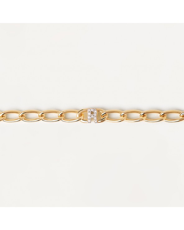 PDPaola Chain bracelet Letter R