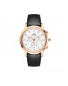 Daniel Wellington Chronograph Link Rose gold and White 1.73"-