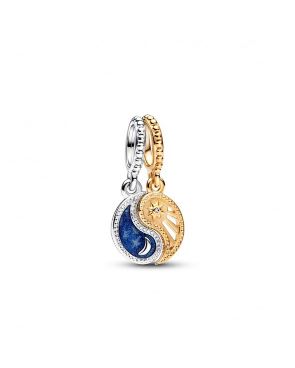 Pandora Yin and Yang sterling silver and 14k gold-plated