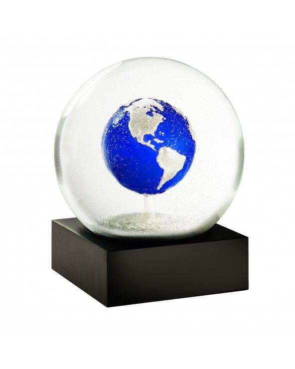 Cool Snow Globes Snow globe big blue marble