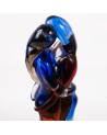Murano Glass Sculpture of Lovers in Murano Glass, Blue and