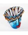 Murano Glass Tribute to Picasso Face Vase in Murano Glass -