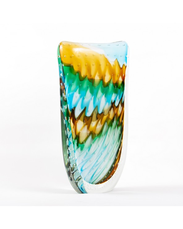 Murano Glass Vase in Murano Glass - Tropical Dream