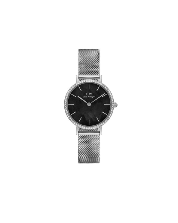 Daniel Wellington Petite Bezel silver and black watch 1,10"-