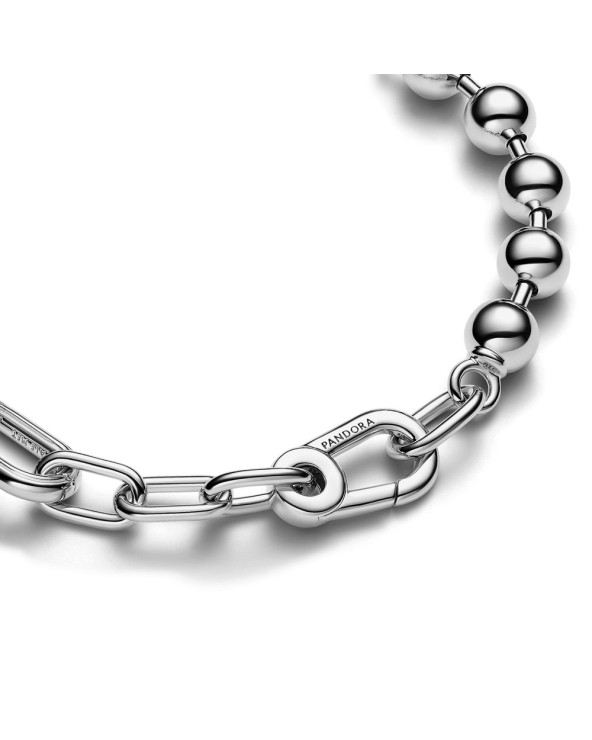 Pandora Sterling silver bead and link bracelet- 592793C00
