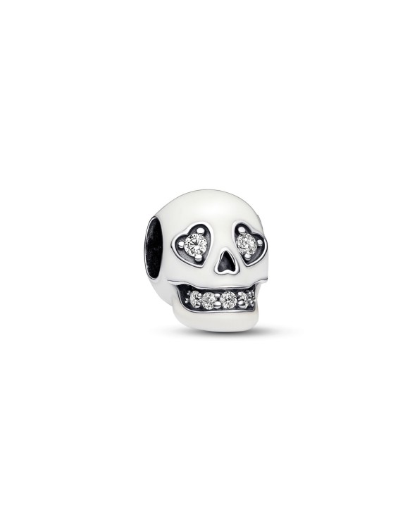 Pandora Glow in the dark Skull sterling silver charm- 792811C01