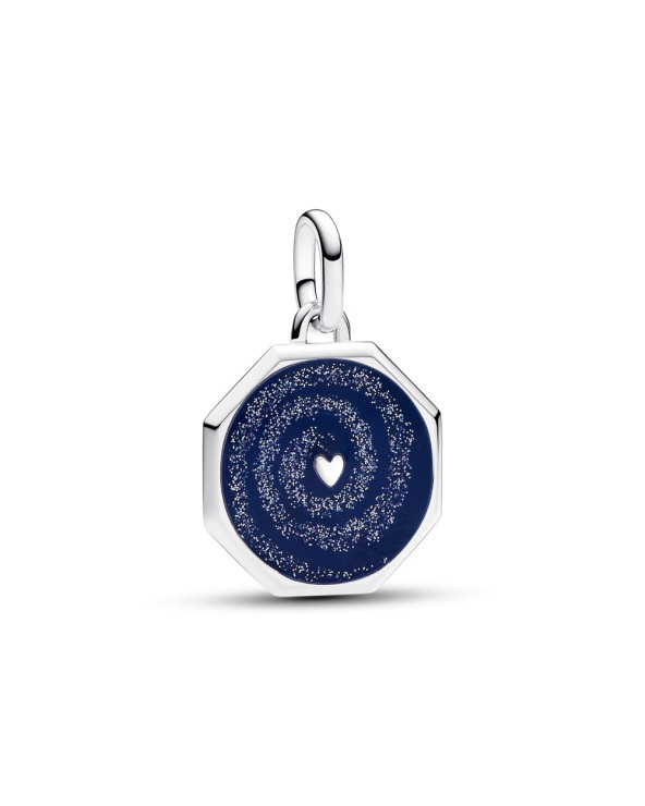 Pandora Heart octagon sterling silver medallion- 793040C01