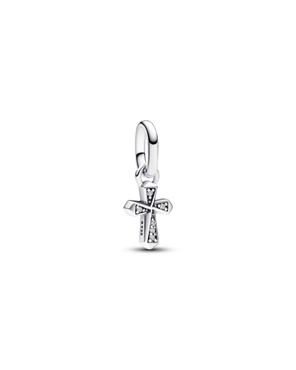 Pandora Cross sterling silver mini dangle- 793044C01