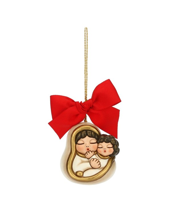 Addobbo natalizio Maria con Gesù bambino - Grande