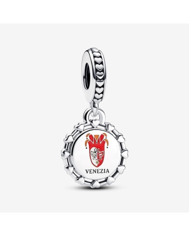 Pandora Charm pendente Maschera Veneziana e Leone Alato
