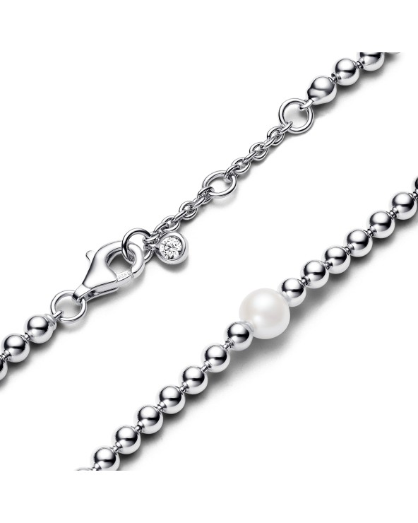 Pandora Treated Freshwater Cultured Pearl & Beads Bracelet-