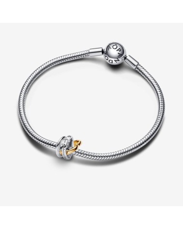 Pandora Entwined Hearts Sterling Silver And 14K Gold-Plated