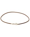 Trollbeads Leather Necklace, Brown- PLTLENE-00002