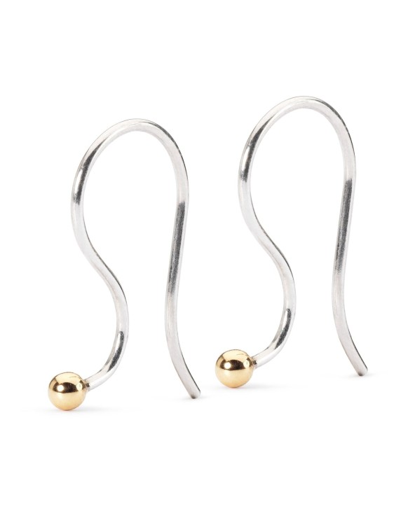 Trollbeads Earring Hooks, Silver/Gold- PLTAGEA-00003