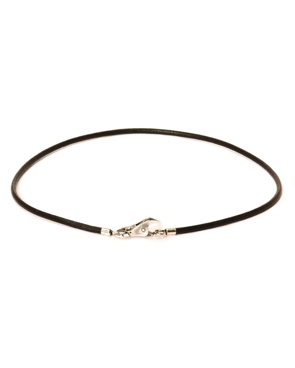 Trollbeads Leather Necklace, Black- PLTLENE-00006