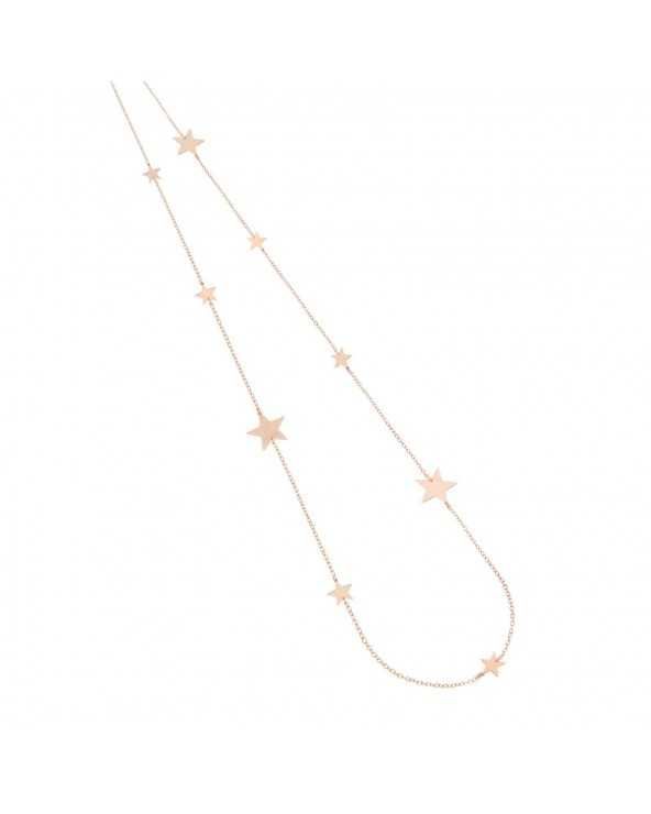 Chain necklace with twelve stars