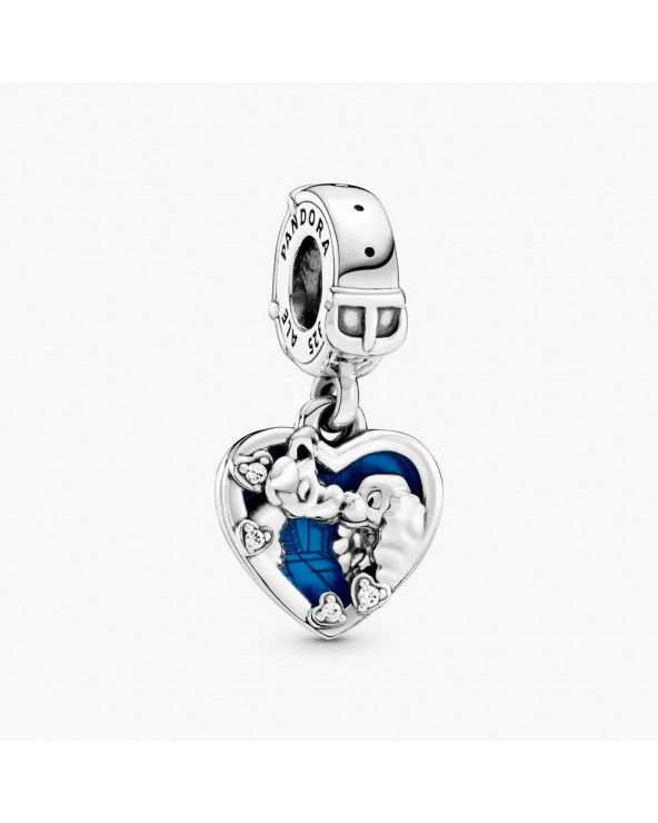 Disney Lady and the Tramp Heart Dangle Charm