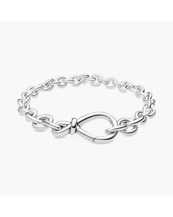 Chunky Infinity Knot Chain Bracelet
