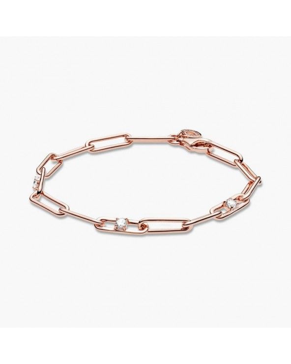Link Chain & Stones Bracelet