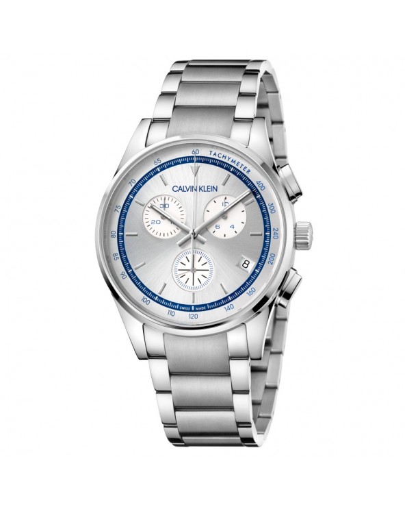 Men's compleiton chronograph steel sapphire glass silver dial