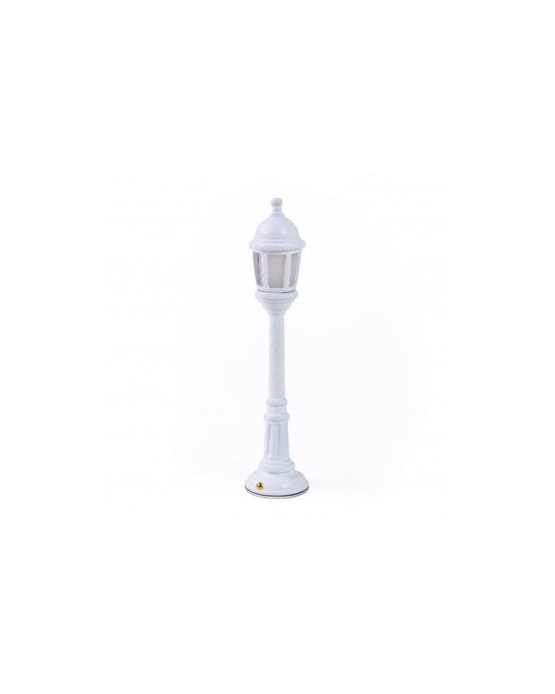 Seletti Lampada da tavolo bianca street lamp
