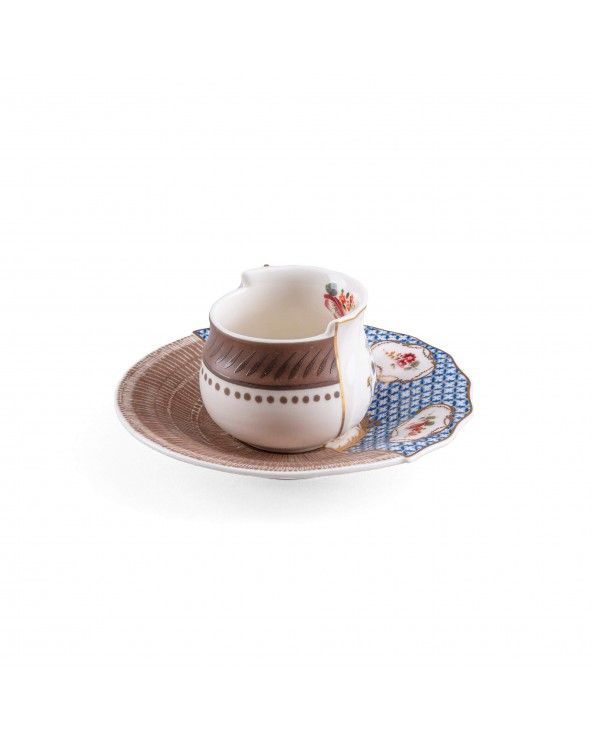 Coffee cup and saucer Hybrid Djenne