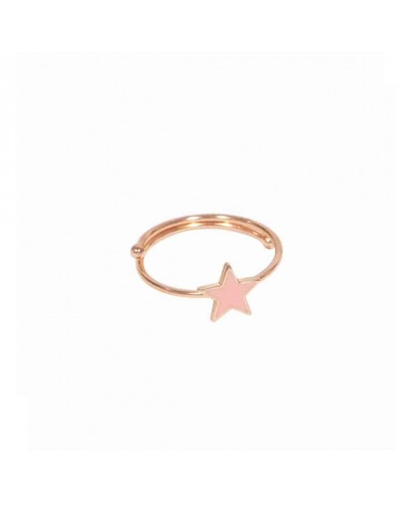 Pink star ring