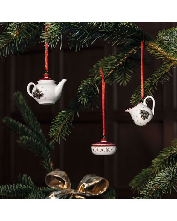 Toy's delight decoration ornamenti set da caffè 3 pz
