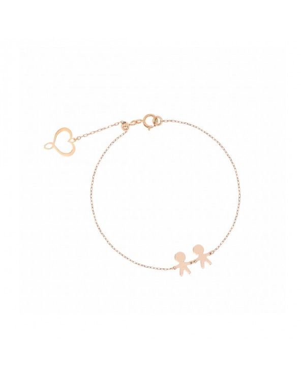 Bracelet with little girls boy charms