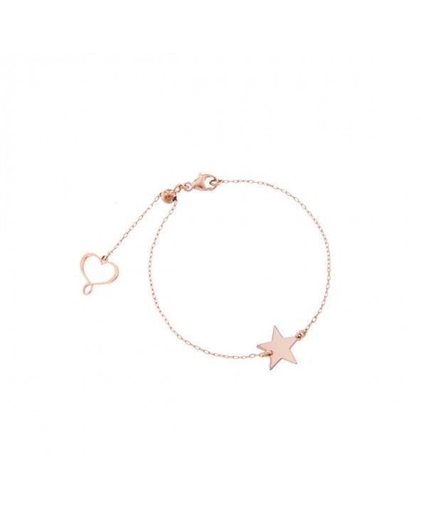 Chain bracelet with star