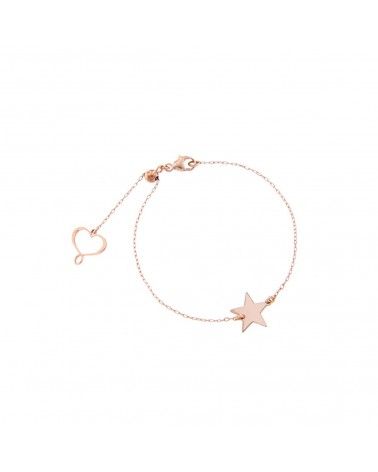Chain bracelet with star