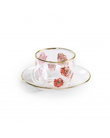 Coffee cup and saucer Toiletpaper Roses