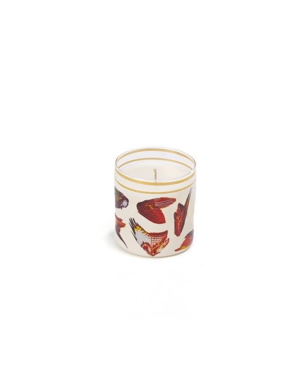 Glass candle Toiletpaper Wings
