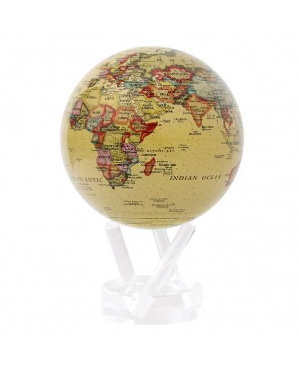 Mova globe 4.5 in - old political map with acrylic base