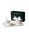Coffee set with 2 cups and 1 tray