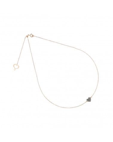 Aurum necklace with rose gold