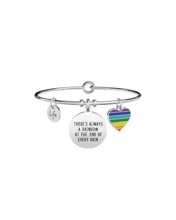 Bracciale philosophy there's always a rainbow at the end of