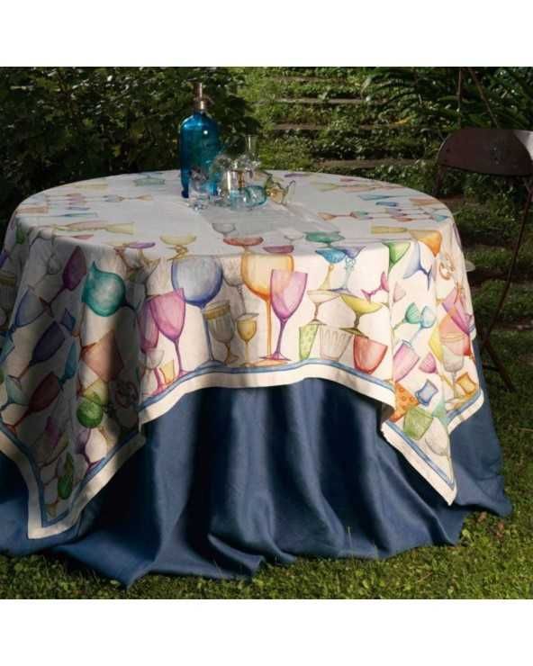 Tablecloth crystal 67 in x 67 in